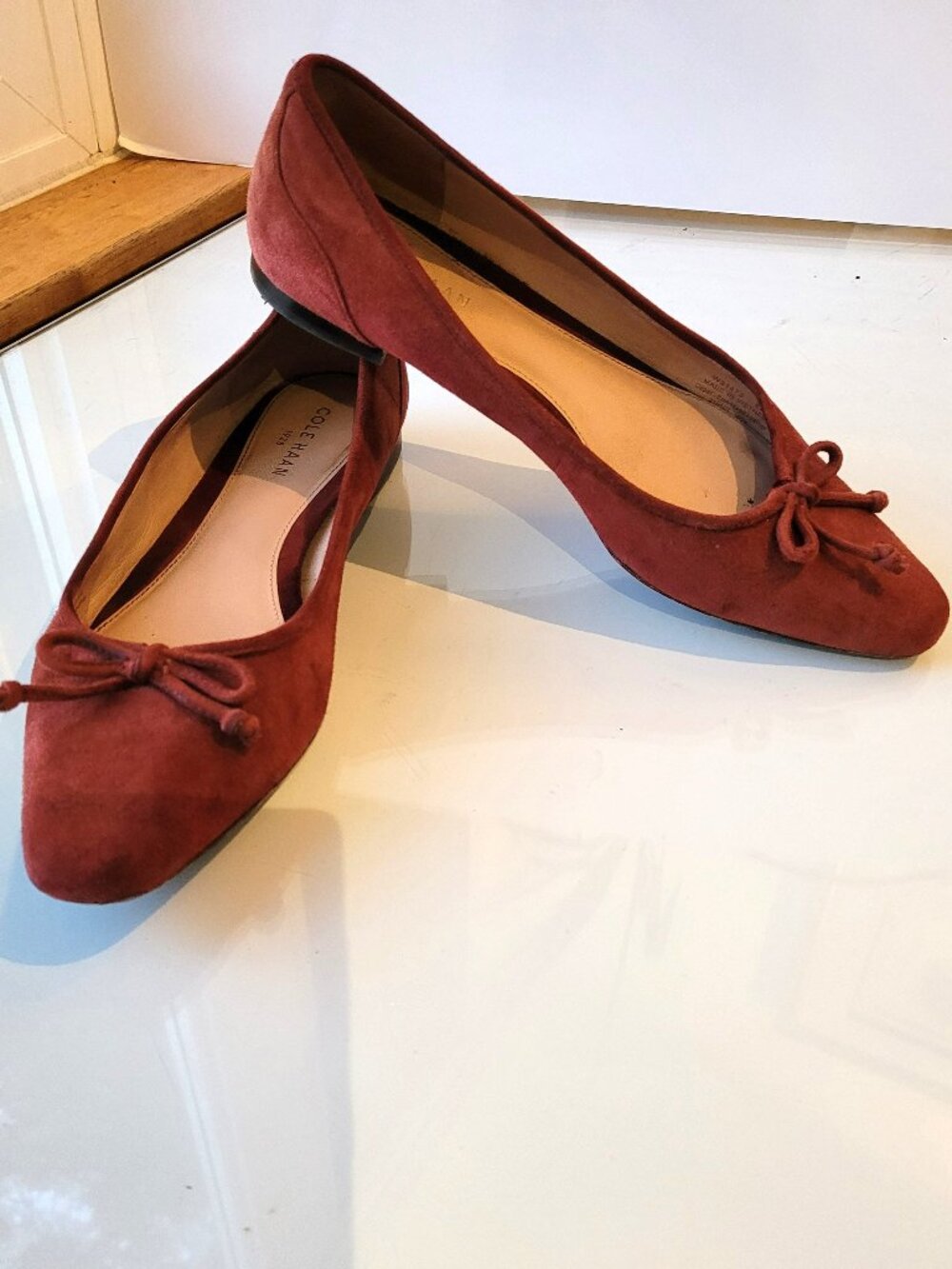 Cole Haan Suede Ballet Flats Size 8